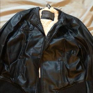 Faux leather jacket